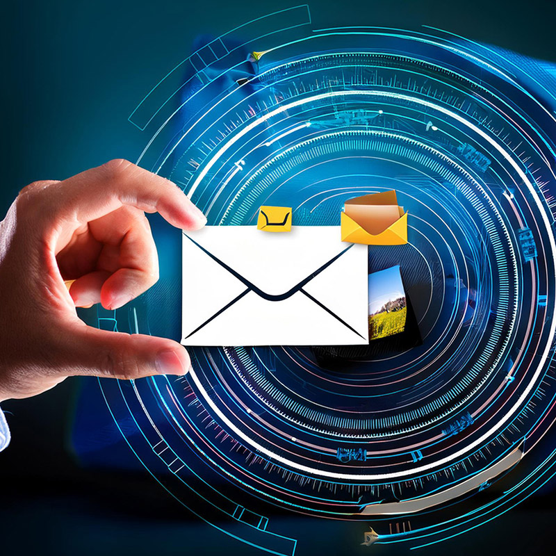 Home An abstract image representing E-Mail marketing Services