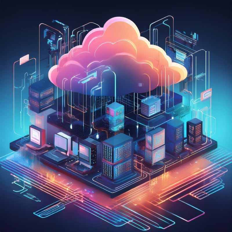Home Abstract Image representing Google Cloud Services